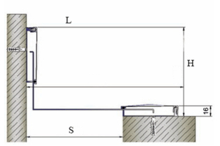Тип ДШ-ВС (для стен и потолков, алюминиевый, в зонах с сейсмической активностью)