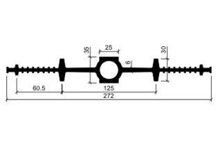 Гидрошпонка Аквастоп ДВ-270/25 EPDM