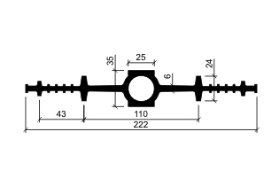 Гидрошпонка Аквастоп ДВ-220/25 EPDM