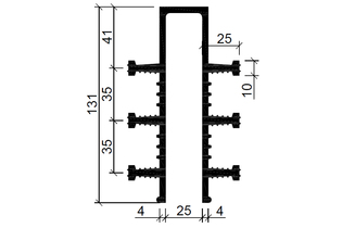 Гидрошпонка Аквастоп ДЗ-130/25-6/25 (EPDM)