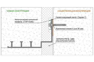 Гидрошпонка Аквастоп ДОС-УГЛ-180/20-3/25 (ПВХ)